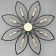 Chandelier 2138/8 E27 40W black and gold 80x80x20 cm Bayerlux