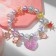 Bracelet Children's "Choselka" Princess, with flowers, colored in gold