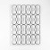Hygienic stickers for panties, 96 pcs, 5 × 11 cm, transparent color