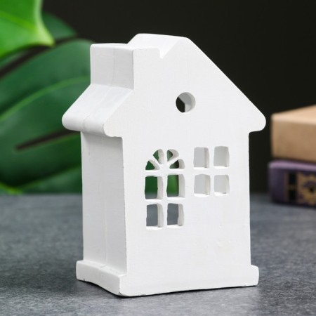 Summary "House" White, 12x8.5x6cm-2