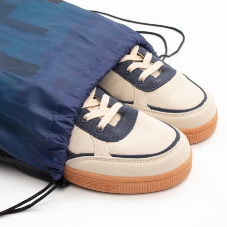 Back for shoes on the lace, black/blue color-3