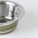 Standard color bowl with strip, 400 ml, green