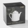 The porcelain teapot Magistro "sea breeze", 850 ml, white color