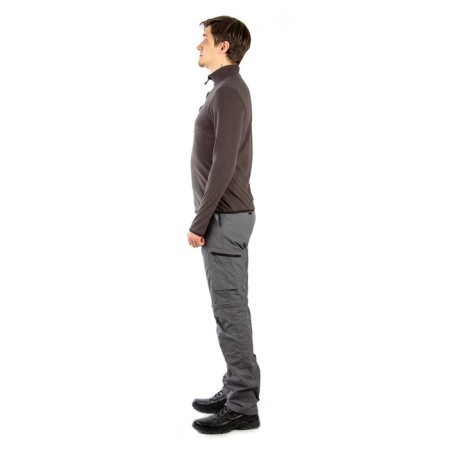 Payer Sweatshirt "Tahoe", fleece 150g, graphite, river 52-54 Height 170-176-5