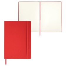 Sketchbook 140g/m 210*197 mm Brauberg Art Classic 80l, leatherette, cream paper, red 113199