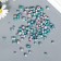 Beads for creativity Plastic "Round. Gradient. Green-blue mermaid" d = 3-8mm, nr 10gr 745957