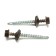 Roofing screws 4.8x50 mm, RAL8017 Brown color, 150 pcs.