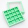 Box for sweets, 16 pcs, mint, 17.7 x 17.7 x 3.8 cm