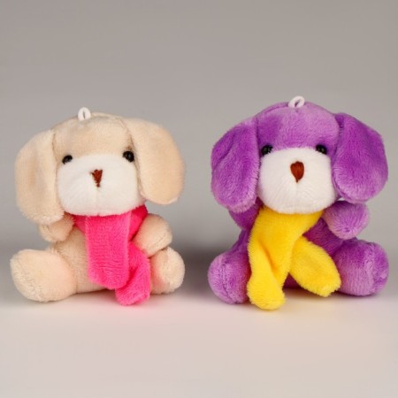 Soft toy in a bag "Dog", mix-4