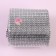 Ribbon with imitation of rhinestones, 12 cm, 9 ± 1 m, silver color
