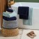 Tenle Love Life "Comfort" 50x90 cm, dark blue, 100% HL, 500 g/m2