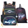 Frame backpack 35 x 26 x 18 cm, Across ACS1, filling: bag, black/orange ACS1-4