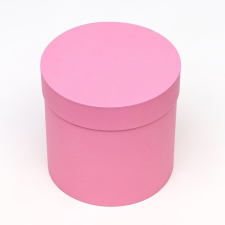 Pink hat box, 18 x 18 cm-1