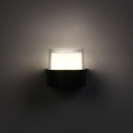 Facade lamp "Grand", FSD-039, 5 W, 4000K, IP65, 220 V, plastic, black
