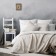 Set "MIKA": a bedspread 160 x 220 cm, pillowcases 40 x 40 cm - 2 pcs, beige