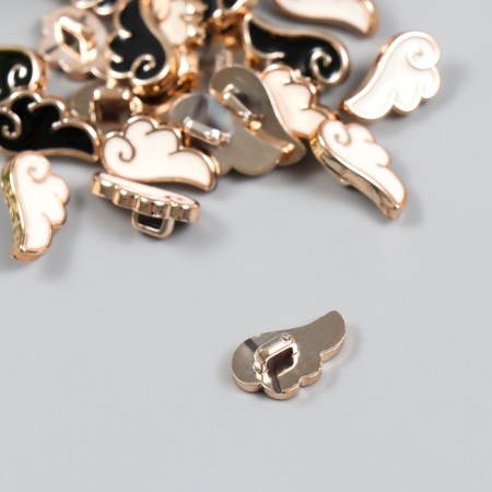 Buttons plastic for creativity on the leg "cloud" set of 20 pcs mix 1.5x0.9 cm-2