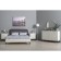 Valencia bedside table 13.291, 492x384x640, white shagrin MDF