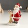 Souvenir Polystone "Grandfather Frost in red caftan and moos" 4x7x11 cm