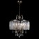 Suspended chandelier Citilux "Inga" CL335163, 48x48x120 cm, 6x60W, E14, brown color
