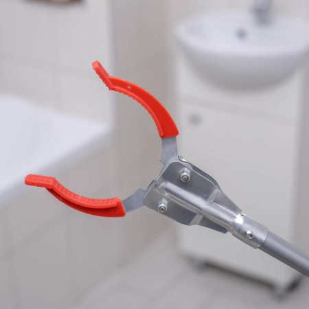 Garbage grip, 12 × 90 cm, plastic holders-3