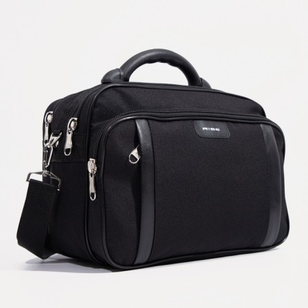 Male bag, rise, black color-1