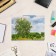 Quarterly calendar, Trio "Nature - 3" 2025, 73 x 29 cm