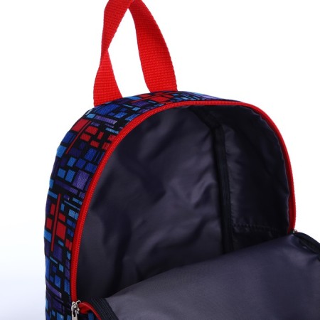 Baby backpack on lightning, blue color-5