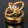 The accessory on the panel, gravitational rings, rotates from the sun, galaxy, gold