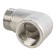 STOUT SFT-0012-000034, 3/4 ", external/internal thread, nickelled brass