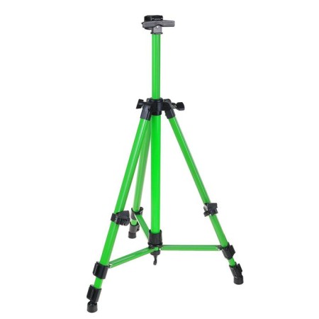 The telescopic prayer, tripod, metallic, green, size 51-153 cm