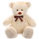 Soft toy "Bear Felix", 90 cm, milk color