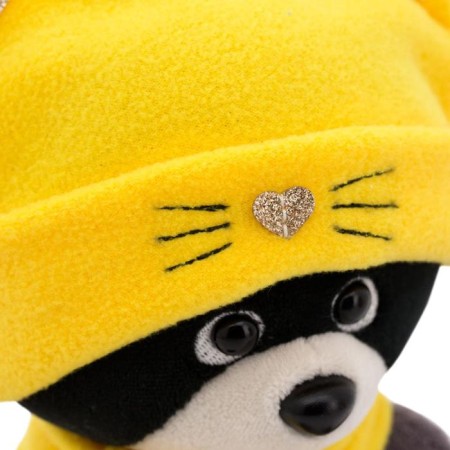 Soft toy "Raccoon Danny" in a cap kitten 20 cm-6