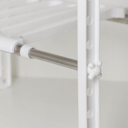 Shelf under the sink sliding, 26 × 50 (70) × 38 cm, white color-7