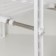 Shelf under the sink sliding, 26 × 50 (70) × 38 cm, white color