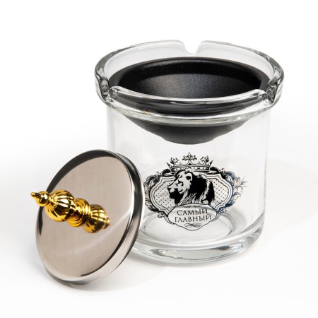 Blessed ashtray "The most important", 9.7 x 12.5 cm, silver-2