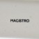 Porcelain dish for feeding Magistro Slate, 26.5 × 15 cm, white color