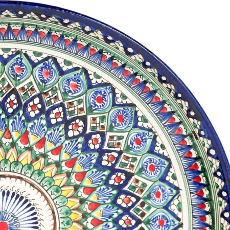 Largan Rishtan ceramics "Patterns", 37 cm, blue-5
