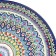 Largan Rishtan ceramics "Patterns", 37 cm, blue