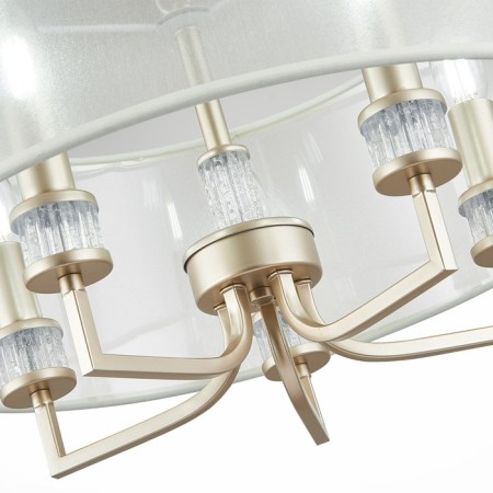 Suspended EVOLUCE lamp. Sle107513-05. Manila. 5x40 watts, E14, 50x50x70 cm, golden color-8