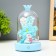 Nightlight music flask "Unicorn" Led 3haa Blue 9.5x9.5x16 cm