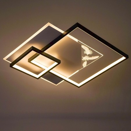 Lumber "Valoni" LED 70W 4000K white-black 50.5x50.5x8 cm Bayerlux-4