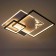 Lumber "Valoni" LED 70W 4000K white-black 50.5x50.5x8 cm Bayerlux