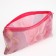 Cosmetic bag-penete on zipper, PVC, pink color