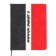 Universal diary for grades 1-11 "strip", solid cover of artificial leather, silkography, lies, 48 ​​sheets, graphite+red