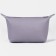 Cosmetic bag with a zipper, with a lining, the color is gray
