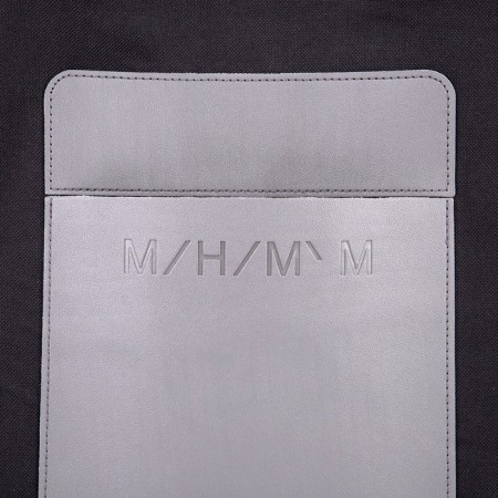 Shoper with a “minimum” pocket, black color, 40 x 35 cm-3