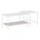 Table Journal Duet, 941 (488) x488 (544) x457 (500), white Muar/Metropolitan Gray/Glass