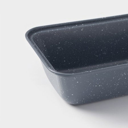 The form for baking is the shade “marble. Bread ", 31.5 × 13 × 6.5 cm, anti -stick coating, gray color-3