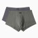 Set of men's panties boxers (2 pcs), dark hacks/graphite, size 46 (s)