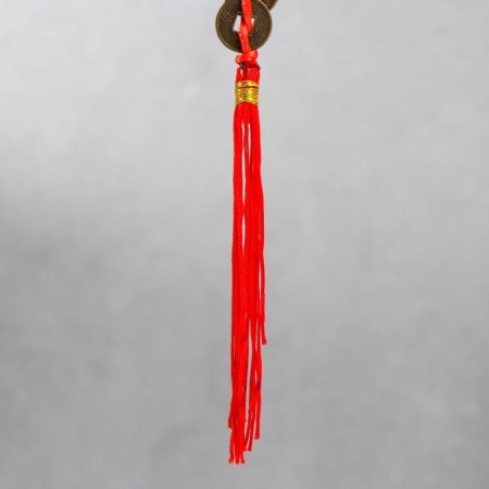 Bronze suspension 18 coins d = 1.5 cm h = 33cm-2